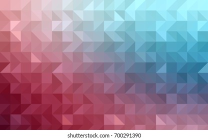 Light BLUE vector abstract mosaic background. Glitter abstract illustration with an elegant design. The template can be used as a background for cell phones.