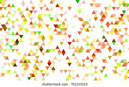 Light BLUE vector abstract mosaic background. Shining illustration, which consist of triangles. The textured pattern can be used for background.