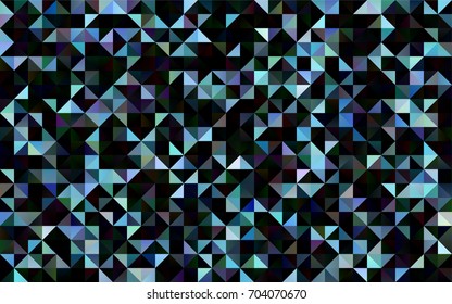 Light BLUE vector abstract mosaic template. Brand-new colored illustration in blurry style with gradient. The elegant pattern can be used as part of a brand book.