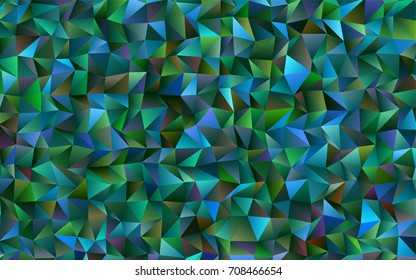 Light BLUE vector abstract mosaic background. A completely new color illustration in a vague style. The textured pattern can be used for background.