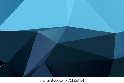 Light BLUE vector abstract mosaic template. Glitter abstract illustration with an elegant design. The template can be used as a background for cell phones.