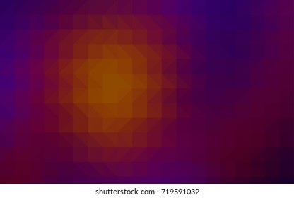 Light BLUE vector abstract mosaic background. A vague abstract illustration with gradient. The best triangular design for your business.