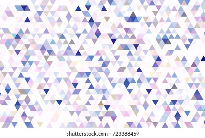 Light BLUE vector abstract mosaic background. Modern geometrical abstract illustration with gradient. The completely new template can be used for your brand book.