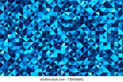 Light BLUE vector abstract mosaic pattern. Modern geometrical abstract illustration with gradient. A new texture for your design.