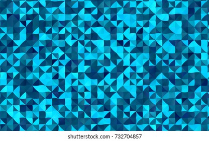 Light BLUE vector abstract mosaic pattern. A vague abstract illustration with gradient. The polygonal design can be used for your web site.