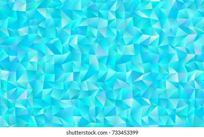 Light BLUE vector abstract mosaic pattern. A completely new color illustration in a vague style. The elegant pattern can be used as part of a brand book.