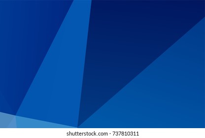 Light BLUE vector abstract mosaic background. Creative geometric illustration in Origami style with gradient. The textured pattern can be used for background.