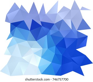 Light BLUE vector abstract mosaic background. A vague abstract illustration with gradient. The completely new template can be used for your brand book.