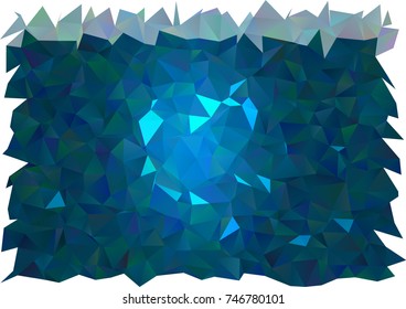 Light BLUE vector abstract mosaic template. Colorful illustration in abstract style with gradient. Brand-new style for your business design.