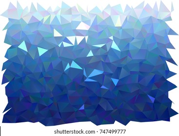 Light BLUE vector abstract mosaic template. Shining colored illustration in a brand-new style. A completely new design for your business.