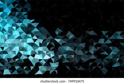 Light BLUE vector abstract mosaic pattern. An elegant bright illustration with gradient. The completely new template can be used for your brand book.