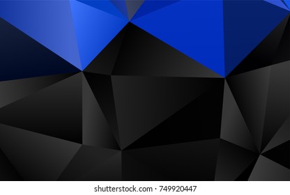 Light BLUE vector abstract mosaic pattern. Colorful illustration in abstract style with gradient. The elegant pattern can be used as part of a brand book.