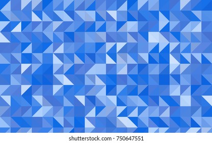 Light BLUE vector abstract mosaic background. Modern geometrical abstract illustration with gradient. The completely new template can be used for your brand book.