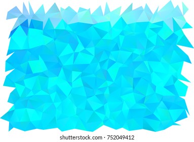 Light BLUE vector abstract mosaic pattern. Modern geometrical abstract illustration with gradient. The textured pattern can be used for background.