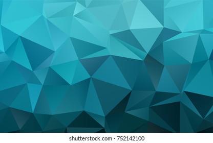 Light BLUE vector abstract mosaic pattern. Shining colored illustration in a brand-new style. Brand-new style for your business design.