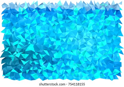 Light BLUE vector abstract mosaic template. Shining colored illustration in a brand-new style. Brand-new style for your business design.
