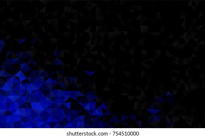 Light BLUE vector abstract mosaic background. Colorful abstract illustration with gradient. A new texture for your design.