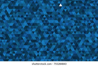 Light BLUE vector abstract mosaic background. Shining illustration, which consist of triangles. Brand-new style for your business design.