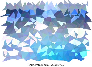 Light BLUE vector abstract mosaic pattern. Brand-new colored illustration in blurry style with gradient. A completely new design for your business.