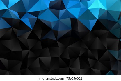 Light BLUE vector abstract mosaic background. Shining colored illustration in a brand-new style. A new texture for your design.