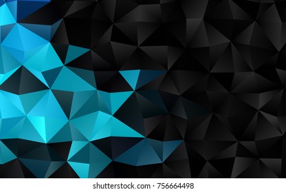 Light BLUE vector abstract mosaic pattern. A vague abstract illustration with gradient. The template can be used as a background for cell phones.