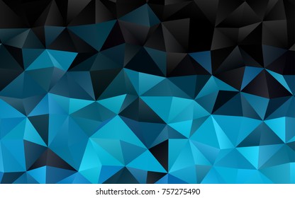 Light BLUE vector abstract mosaic background. A completely new color illustration in a vague style. Brand-new style for your business design.