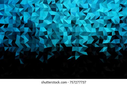 Light BLUE vector abstract mosaic pattern. Creative illustration in halftone style with gradient. The elegant pattern can be used as part of a brand book.