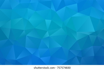 Light BLUE vector abstract mosaic background. Brand-new colored illustration in blurry style with gradient. Brand-new style for your business design.