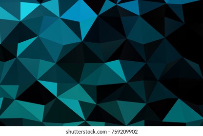 Light BLUE vector abstract mosaic background. A completely new color illustration in a vague style. A new texture for your design.