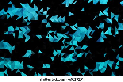 Light BLUE vector abstract mosaic pattern. An elegant bright illustration with gradient. A new texture for your design.