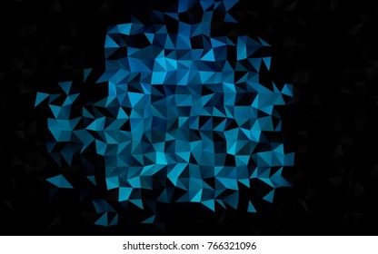 Light BLUE vector abstract mosaic pattern. Brand-new colored illustration in blurry style with gradient. The template can be used as a background for cell phones.