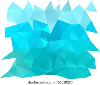 Light BLUE vector abstract mosaic pattern. An elegant bright illustration with gradient. Brand-new style for your business design.