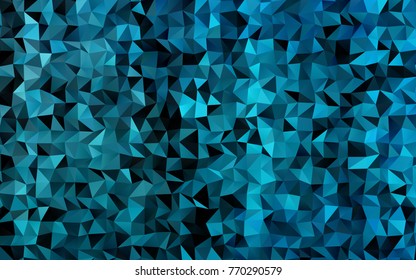 Light BLUE vector abstract mosaic background. Colorful illustration in abstract style with gradient. The polygonal design can be used for your web site.