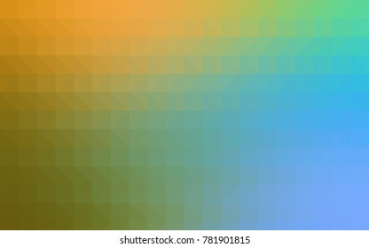 Light BLUE vector abstract mosaic pattern. A sample with polygonal shapes. The completely new template can be used for your brand book.