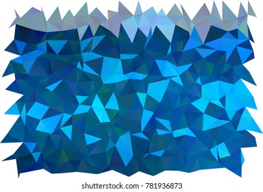 Light BLUE vector abstract mosaic background. Glitter abstract illustration with an elegant design. The template can be used as a background for cell phones.