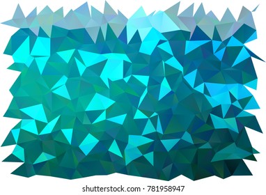 Light BLUE vector abstract mosaic background. Colorful abstract illustration with gradient. Brand-new design for your business.
