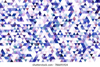 Light BLUE vector abstract mosaic template. Colorful abstract illustration with gradient. The template can be used as a background for cell phones.