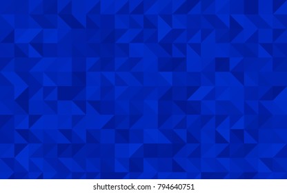 Light BLUE vector abstract mosaic pattern. Shining illustration, which consist of triangles. The elegant pattern can be used as part of a brand book.