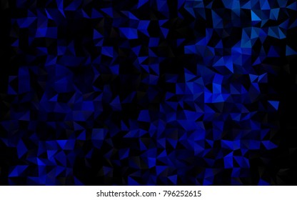 Light BLUE vector abstract mosaic background. A completely new color illustration in a vague style. The textured pattern can be used for background.