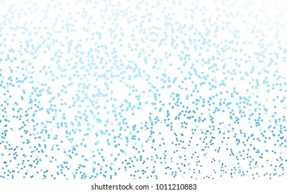 Light BLUE vector abstract pattern with circles.