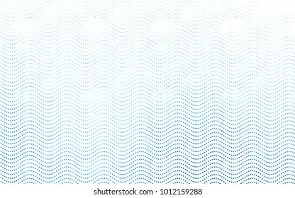 Light BLUE vector abstract pattern with circles. Geometry template for your business design. Background with colored spheres.