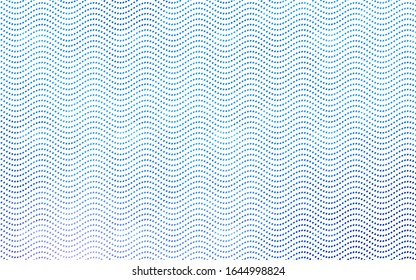 Light BLUE vector abstract pattern with circles. Geometry template for your business design. Background with colored spheres.
