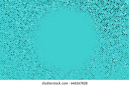 Light BLUE vector abstract pattern with circles. Geometry template for your business design. Background with colored spheres.