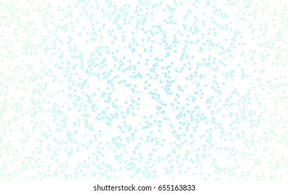 Light BLUE vector abstract pattern with circles. Geometry template for your business design. Background with colored spheres.