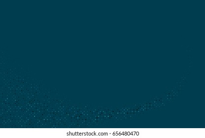 Light BLUE vector abstract pattern with circles. Geometry template for your business design. Background with colored spheres.