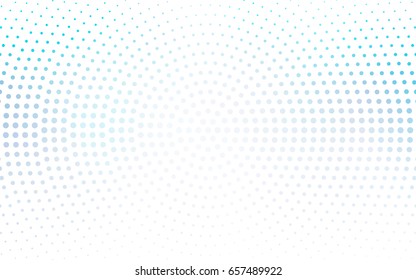 Light BLUE vector abstract pattern with circles. Geometry template for your business design. Background with colored spheres.