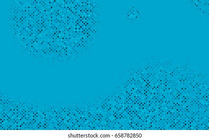Light BLUE vector abstract pattern with circles. Geometry template for your business design. Background with colored spheres.