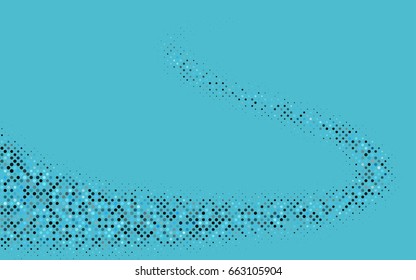 Light BLUE vector abstract pattern with circles. Geometry template for your business design. Background with colored spheres.