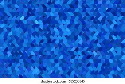Light BLUE vector abstract pattern with circles. Geometry template for your business design. Background with colored spheres.
