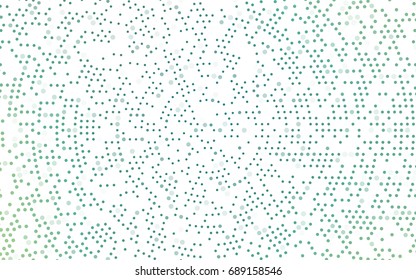Light BLUE vector abstract pattern with circles. Geometry template for your business design. Background with colored spheres.